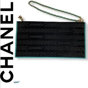 Chanel Pony Hair Leather Clutch